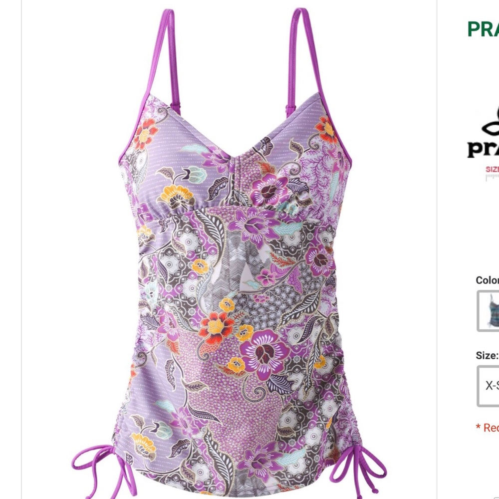 PrAna Moorea Tankini Top